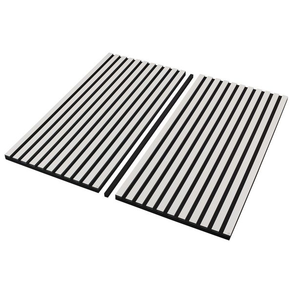 t.akustik Stripe Absorber 120 White Wood