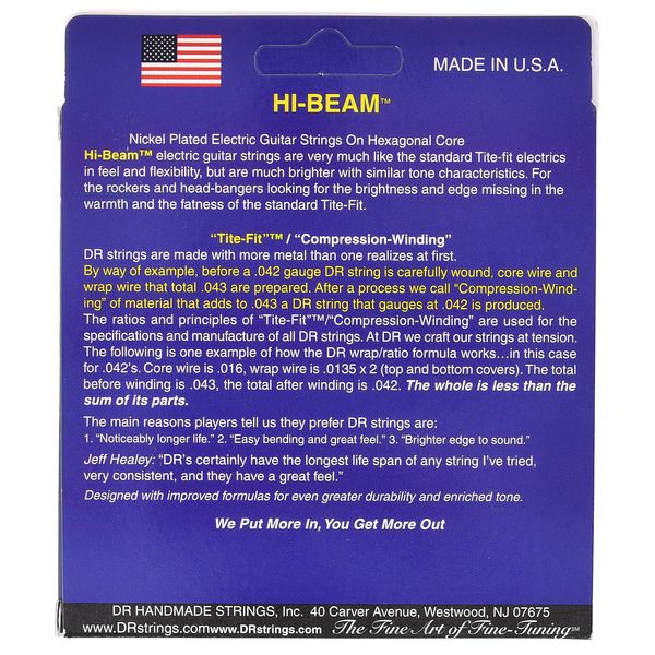 DR Strings Hi-Beam LHR-9/46