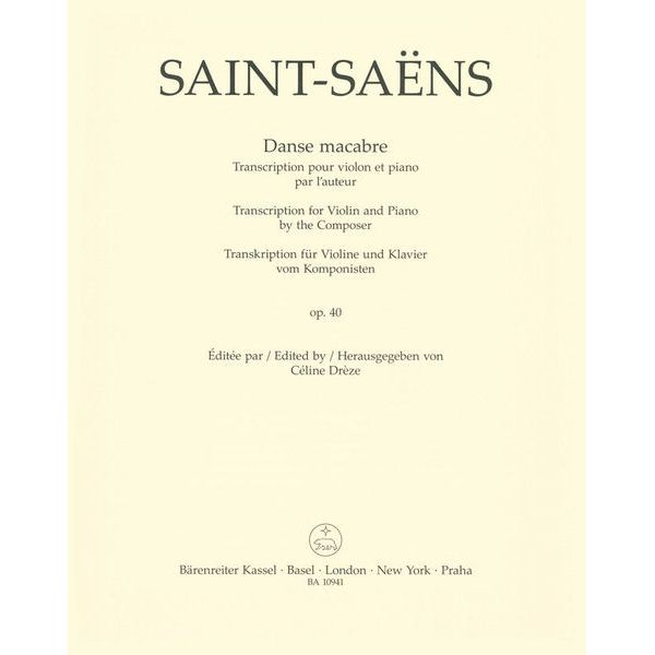 Brenreiter Saint-Sans Danse macabre Viol