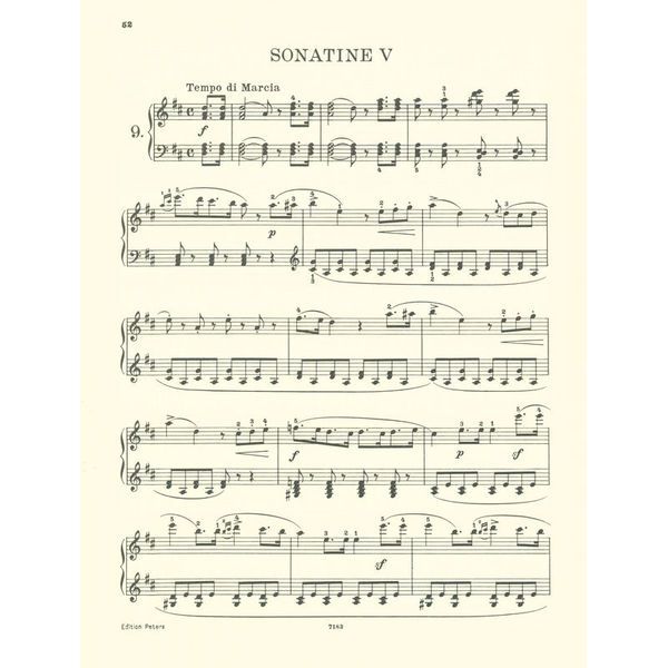 Edition Peters Diabelli Sonatinen