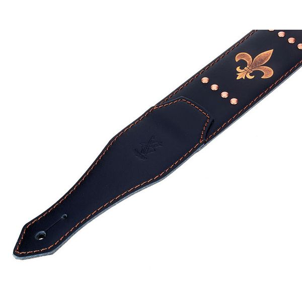 Minotaur Fleur de Lis Guitar Strap BK