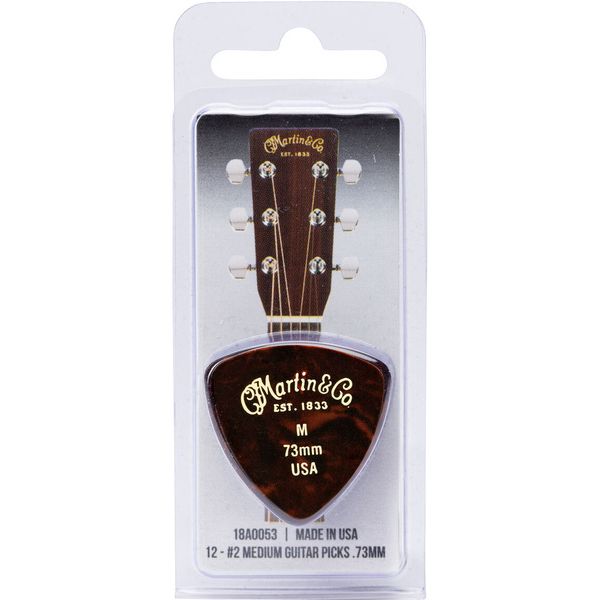 Martin Guitar #2 Pick Pack 0,73 mm