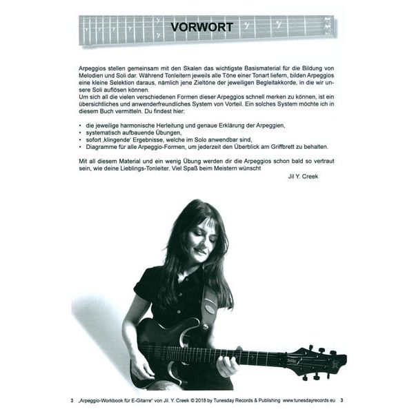 Tunesday Records Arpeggio-Workbook E-Guitar