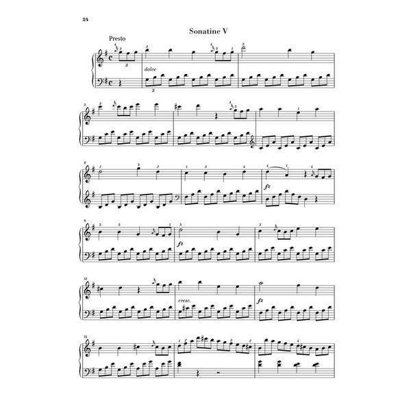 Henle Verlag Clementi Sechs Sonatinen