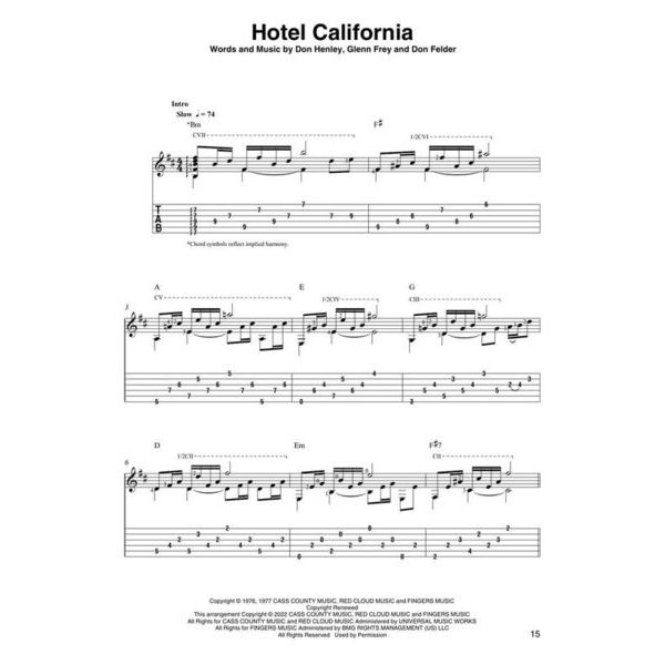 Hal Leonard Pop Standards Fingerstyle