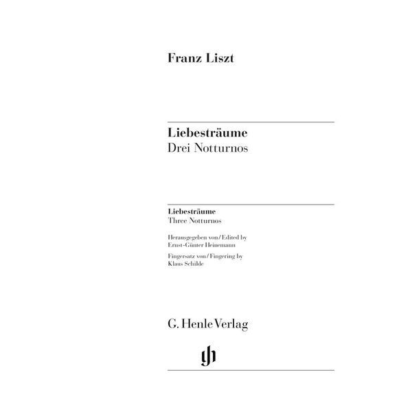 Henle Verlag Liszt Liebestrume Notturnos