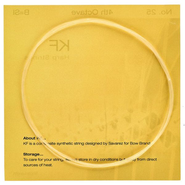 Bow Brand KF 4th B Harp String No.25