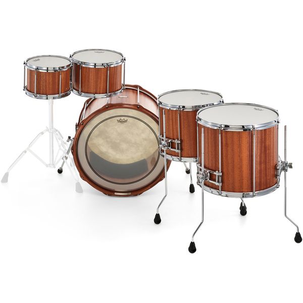 Zebra Drums 2up 2down Mahogany Set
