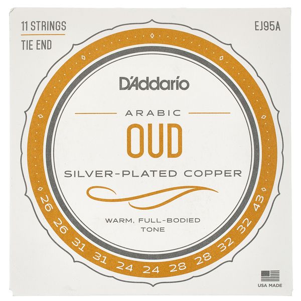Daddario EJ95A Oud Silver Plated Copper