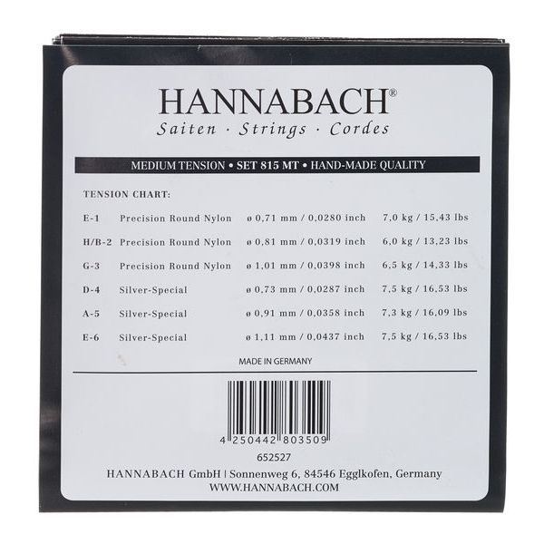 Hannabach 815MT Black