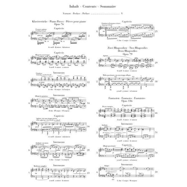 Henle Verlag Brahms Klavierstücke