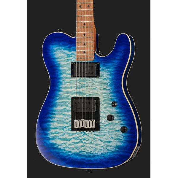 Schecter PT Pro Trans Blue Burst