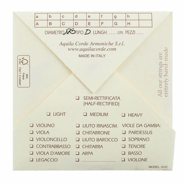 Aquila 175D Wound Nylgut Lute String