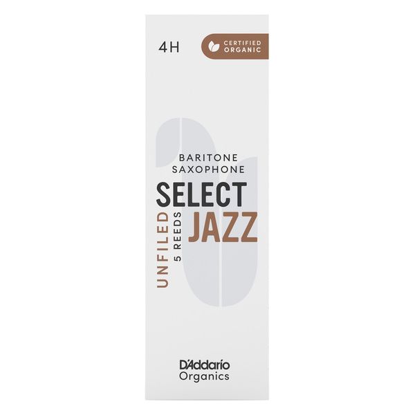 DAddario Woodwinds Organic Sel. Jazz Unf. BAR 4H