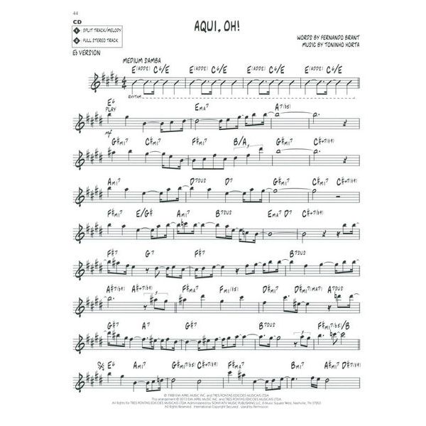 Hal Leonard Jazz Play-Along Samba