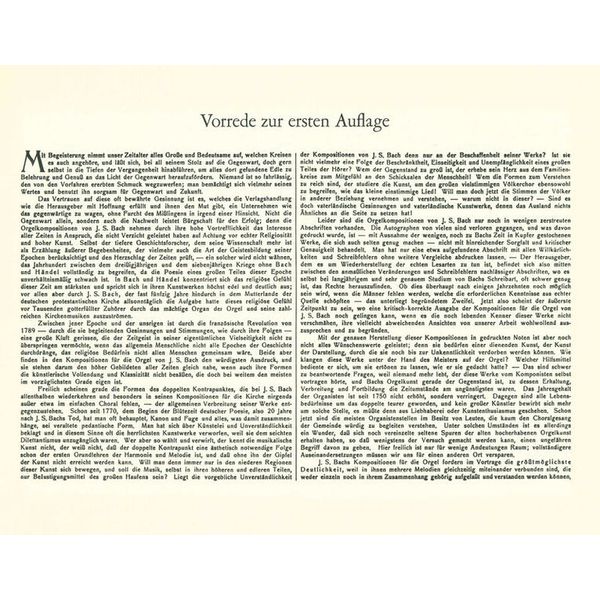 Edition Peters Bach Orgelwerke 1