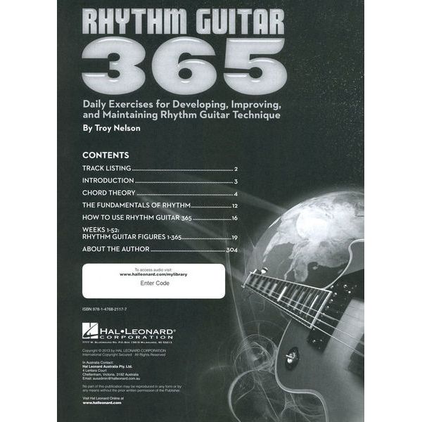 Hal Leonard Rhythm Guitar 365: Daily