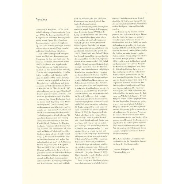 Henle Verlag Skrjabin Acht Etüden op.42