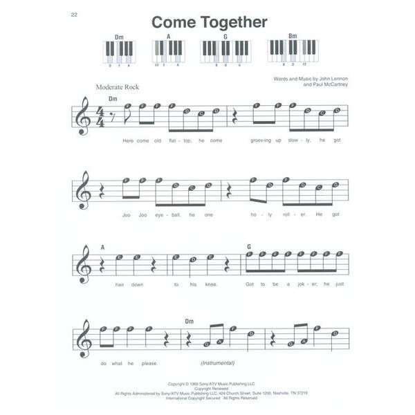 Hal Leonard Beatles Super Easy