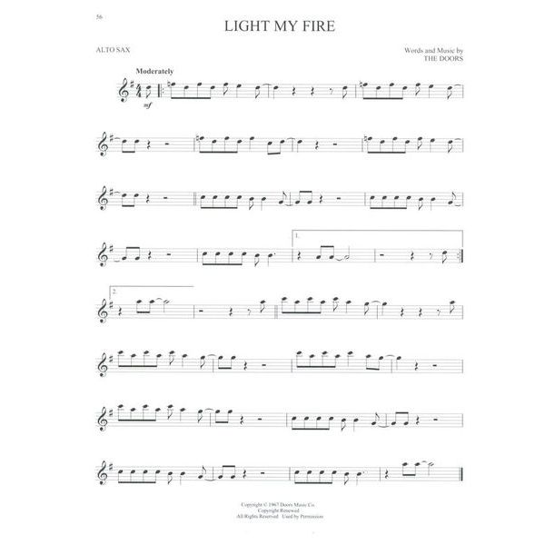 Hal Leonard Greatest Songs Of Rock A-Sax