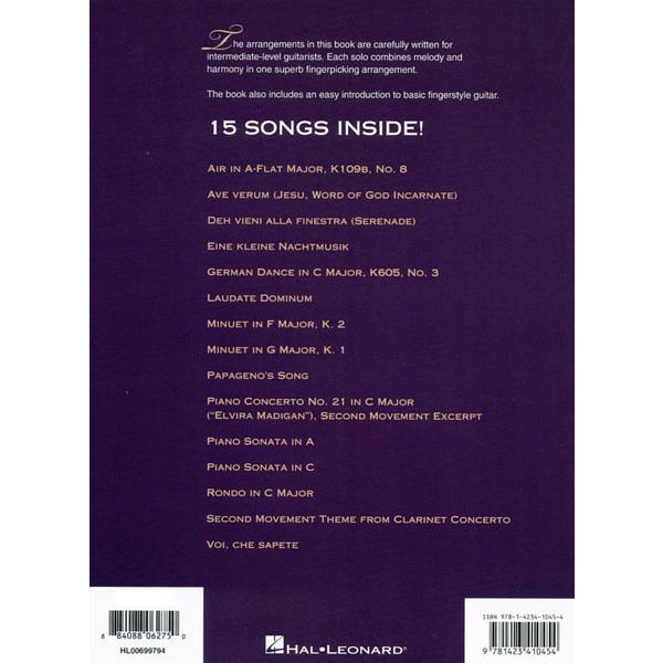 Hal Leonard Fingerpicking Mozart