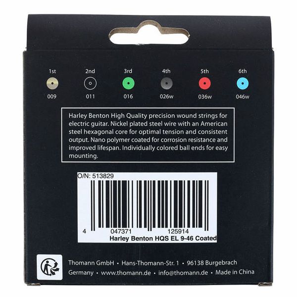 Harley Benton HQS EL 9-46 Coated