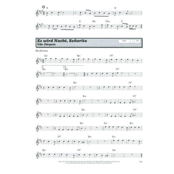 Musikverlag Hildner Welthits auf Deutsch