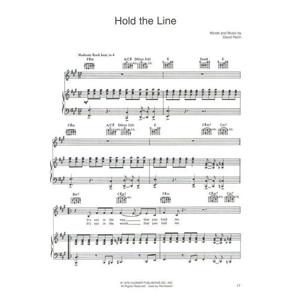 Hal Leonard Best Of Toto