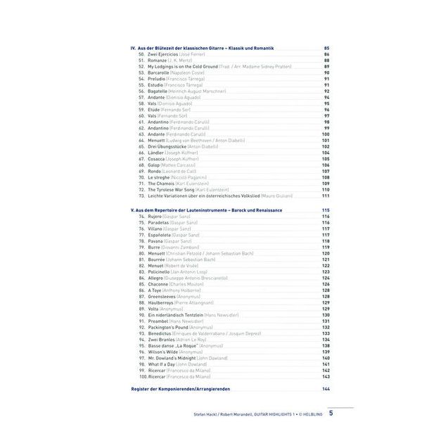 Helbling Verlag Guitar Highlights 1