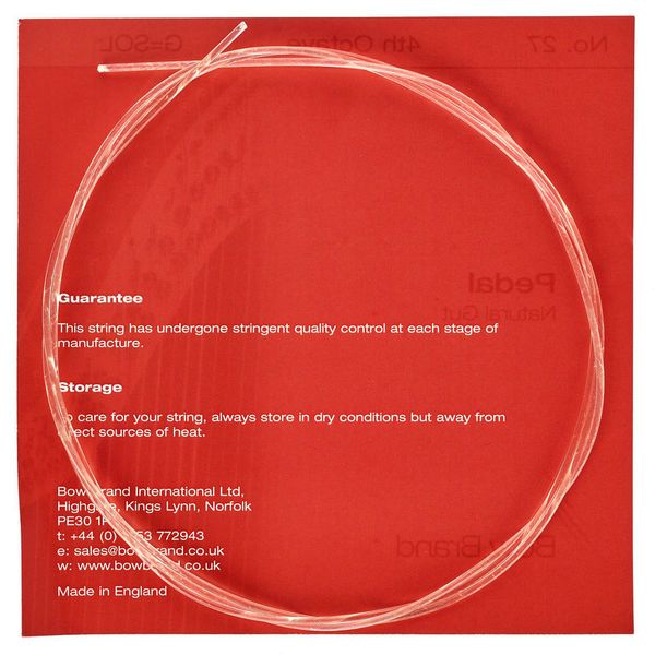 Bow Brand Pedal Natural Gut 4th G No.27