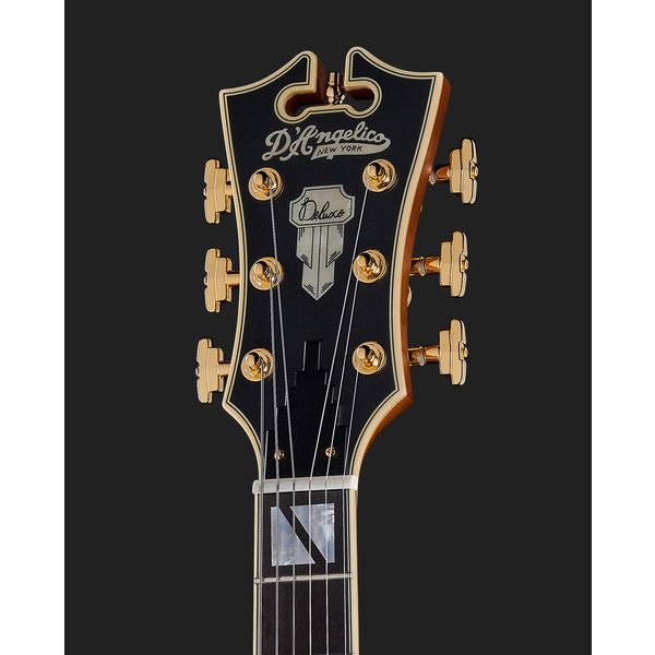 DAngelico Deluxe DC Satin Brown Burst