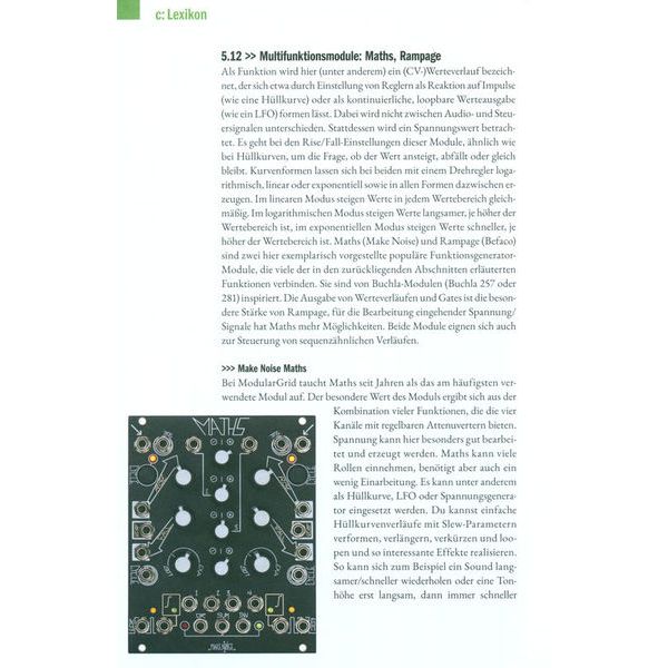 Radial Verlag Modulare Synthesizer