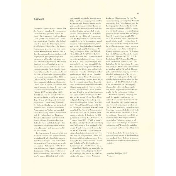 Henle Verlag Liszt Zweites Petrarca-Sonett