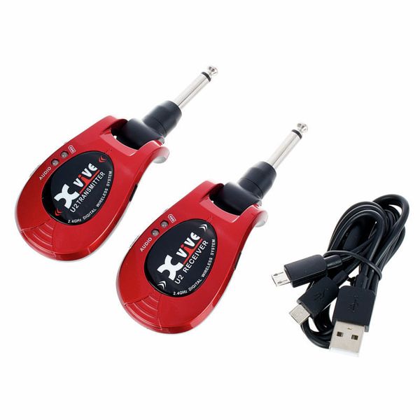XVive Wireless System U2 Red Bundle