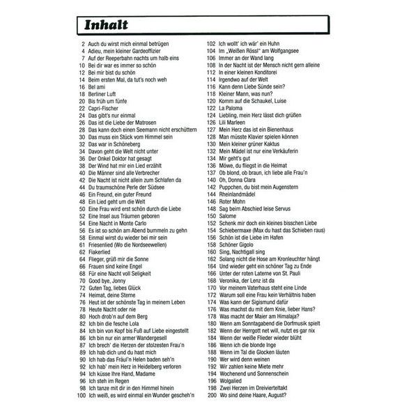 Bosworth 100 deutsche Schlager 20-40er