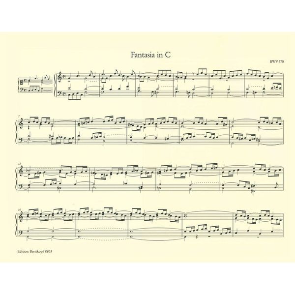 Breitkopf & Hrtel Bach Smtliche Orgelwerke 3