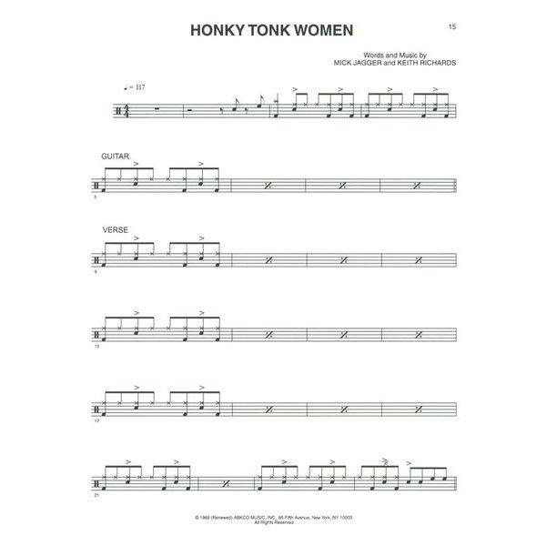 Alfred Music Publishing Rolling Stones Drum Play-Along