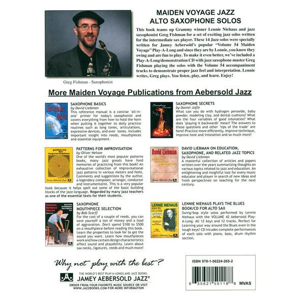 Jamey Aebersold Maiden Voyage A-Sax
