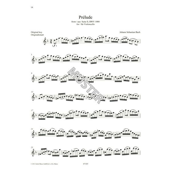 Schott Bach for Alt-Blockflöte