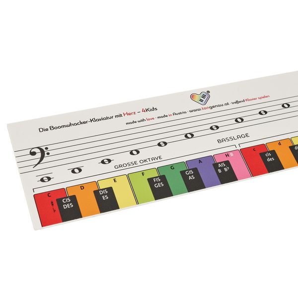 TonGenau  Klaviatur Piano Colours