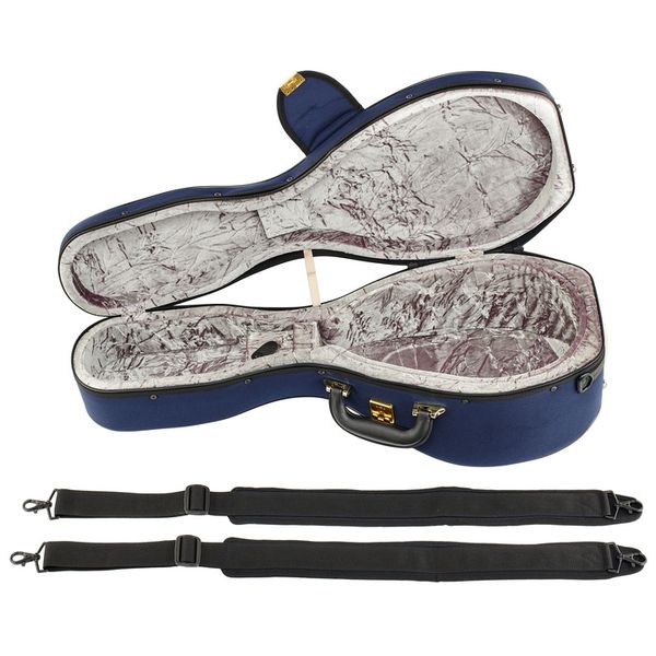 Super Light Round Mandolin Case BL