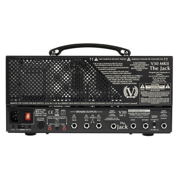 Victory Amplifiers V30 The Jack MKII Lunchb. Head