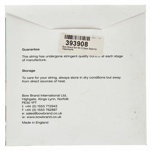 Bow Brand BW 6th E Harp Bass Wire No.36