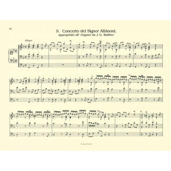 Breitkopf & Hrtel Walther Smtliche Orgelwerke 1