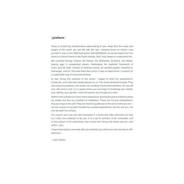 Hal Leonard Yann Tiersen Rathlin