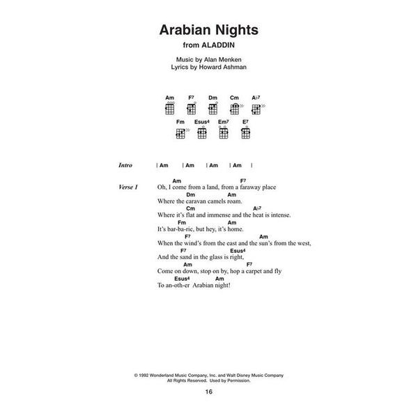 Hal Leonard Little Black Book Disney Uku