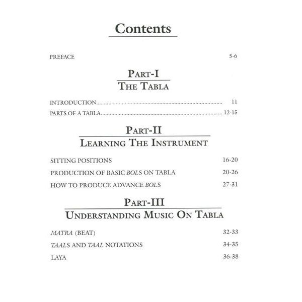 Pankaj Publications Learn to Play Tabla & Handbook