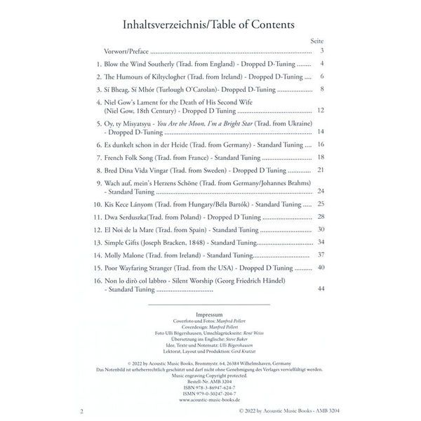 Acoustic Music Books Folk Jewels Fingerstyle Guitar