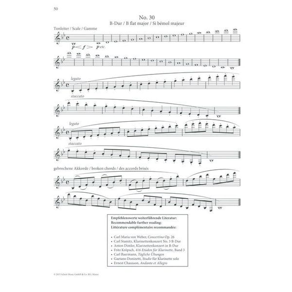 Schott Baermann Klarinettenschule