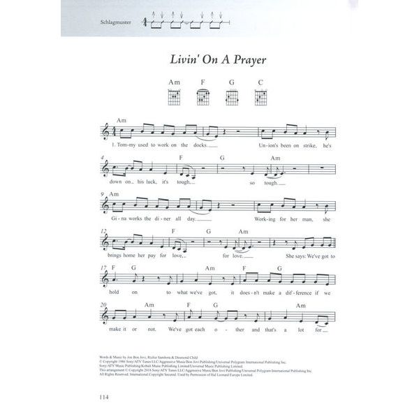 Schott Rock & Pop Fetenbuch Gitarre 1